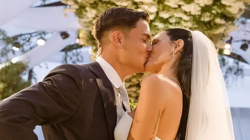 Paulo Dybala y Oriana Sabatini celebraron su matrimonio.
