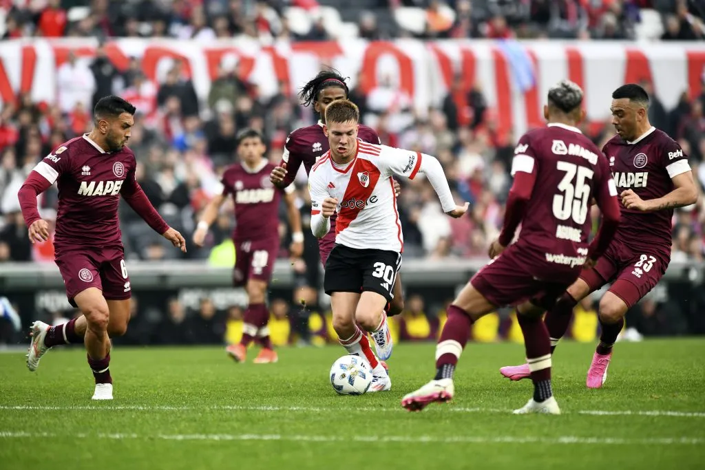 River igualó 2 a 2 con Lanús en el Monumental. (Foto: Getty).