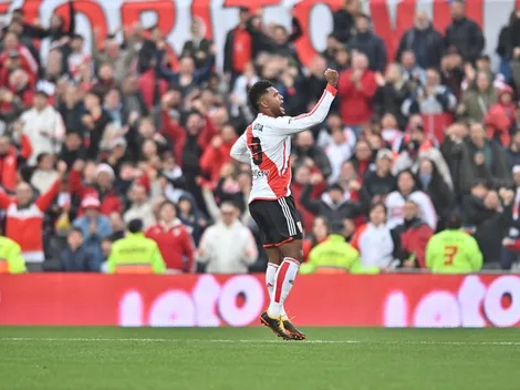 En un partidazo, Borja salvó a River de la derrota frente a Lanús