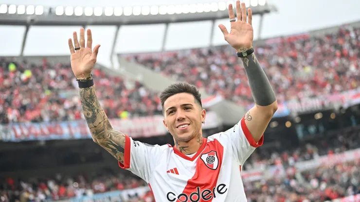Enzo Fernández volvió al Monumental.