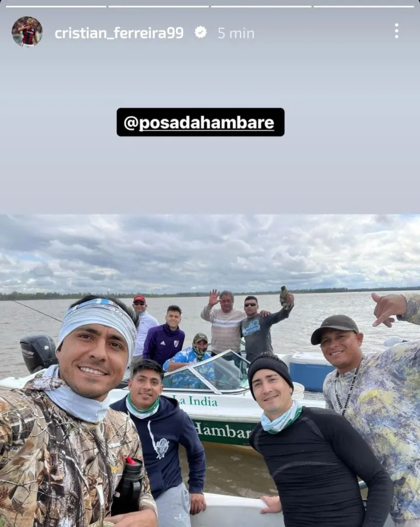 La foto de Cristian Ferreira que molestó en San Lorenzo.