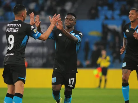 Racing goleó a Godoy Cruz y sigue de cerca a Huracán, que es líder