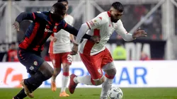 Herazo y Wanchope Ábila en el clásico San Lorenzo vs. Huracán.