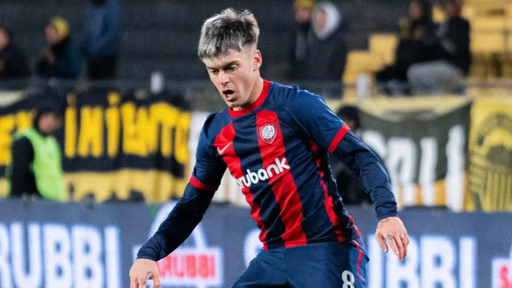 Matías Reali ya debutó con la camiseta de San Lorenzo en un amistoso.