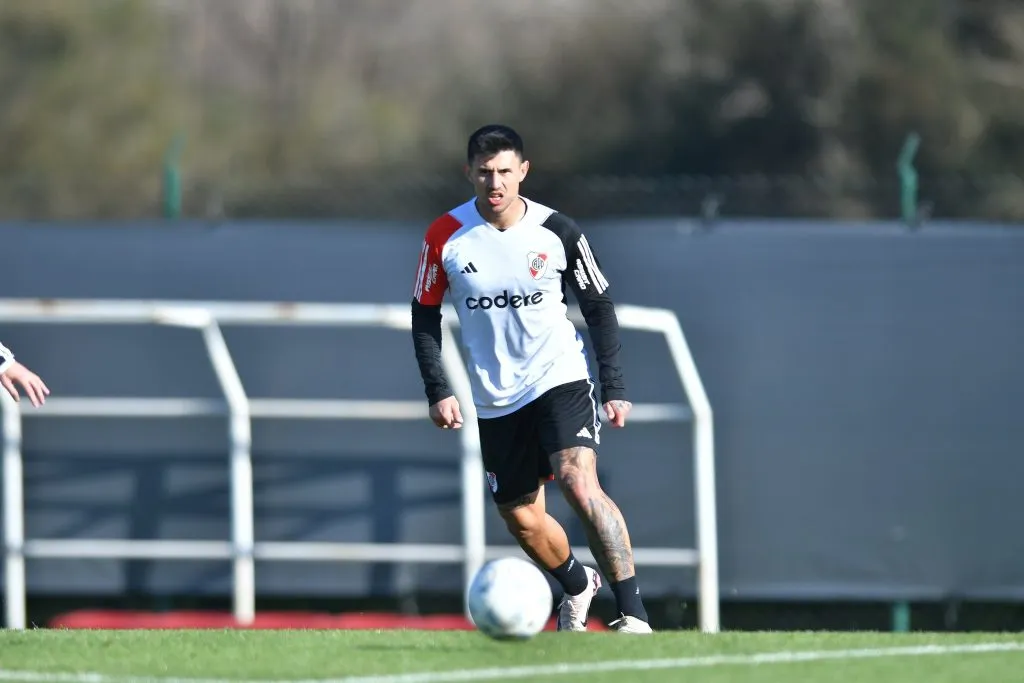 River continúa entrenándose pensando en Lanús.