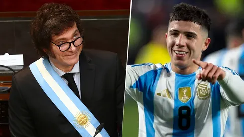 Javier Milei llamó a Enzo Fernández para brindarle apoyo
