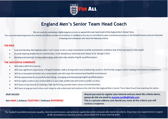 La oferta laboral presentada por la FA.