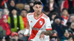 Adam Bareiro, en su debut en River (Prensa River).