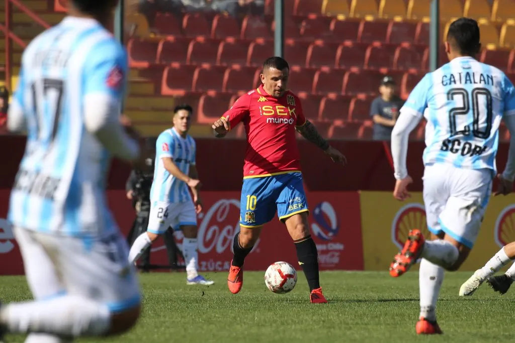Emiliano Vecchio, jugador de Unión Española. (IMAGO / Photosport)