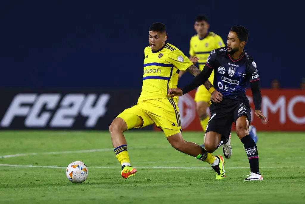 Mauricio Benítez, uno de los pibes de Boca titulares en Ecuador.