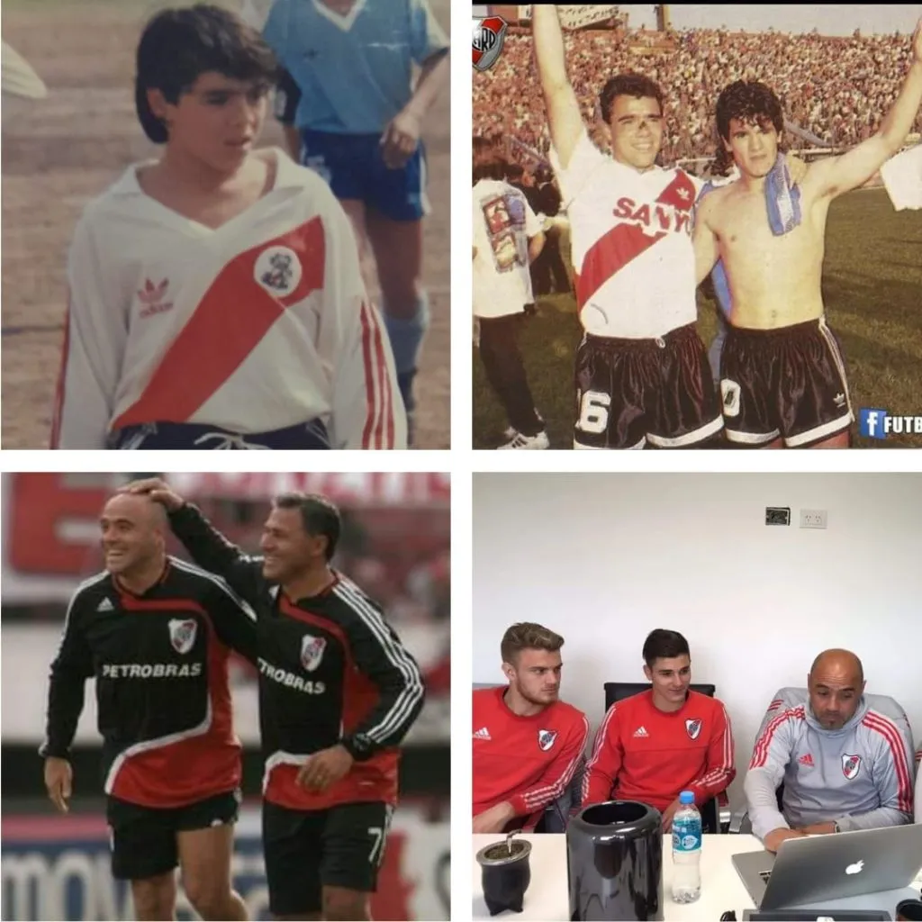 Villalba y toda una vida unido a River. (Foto: Gentileza Luigi Villalba).