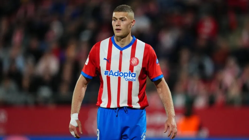 Artem Dovbyk, delantero del Girona (IMAGO / Pressinphoto).