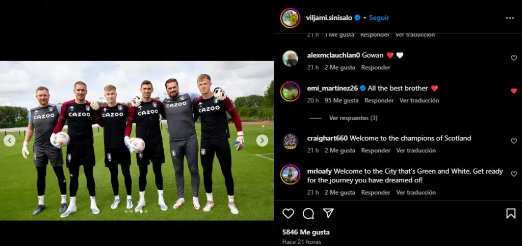 Viljami&nbsp;Sinisalo dejará Aston Villa para seguir su carrera en Celtic.