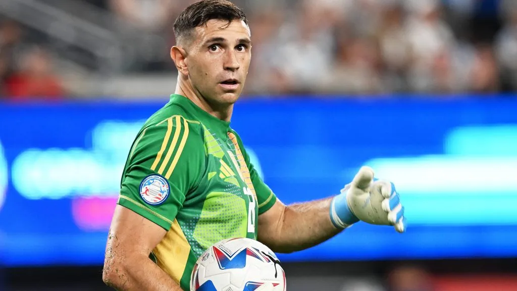 Dibu Martínez con la Selección Argentina