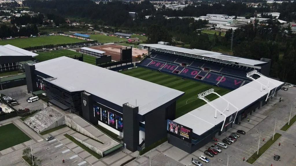 Estadio Banco Guayaquil, ubicado en Quito. (Foto: Getty).