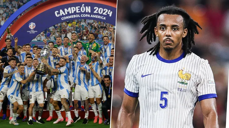 Jules Koundé tildó de payasos a los jugadores de la Selección Argentina tras divulgarse el video del festejo de la Copa América.