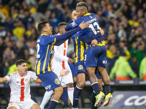 Campaz adelantó a Rosario Central en el Playoff ante Inter de Porto Alegre