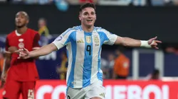 Julián Álvarez en la Selección Argentina.