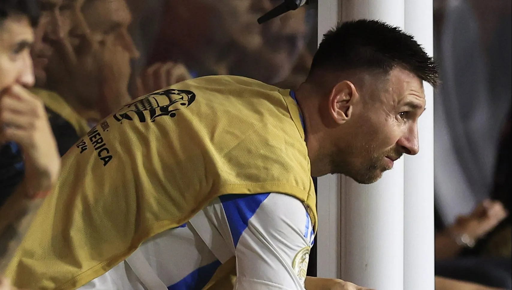 Lionel Messi salió lesionado en la final de la Copa América. (Foto: Getty Images)