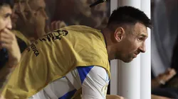 Lionel Messi salió lesionado en la final de la Copa América.