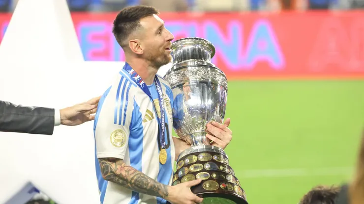 La felicidad plena de Lionel Messi.
