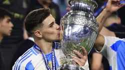 Julián Álvarez, bicampeón de la Copa América. ¿Tendrá Garnacho el mismo camino que él?