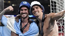 Rodrigo De Paul y Giovani Lo Celso en la Selección Argentina.