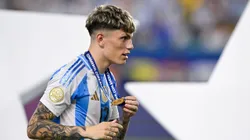 Garnacho ganó la Copa América con Argentina. (Foto: IMAGO).