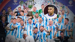 Argentina celebra la conquista de la Copa América y se acuerda de Francia