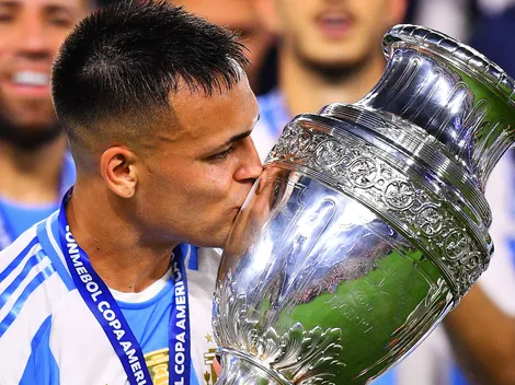 La reacción del Inter de Milán al gol y la consagración de Lautaro Martínez en la final de la Copa América