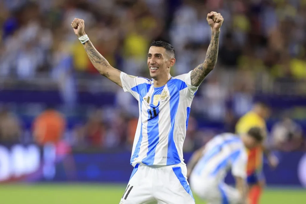 Ángel Di María logró un nuevo título y se acomoda como el segundo argentino más ganador. (Foto: Getty).