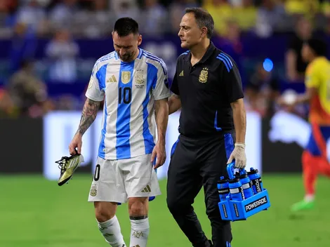 El gesto de los hinchas colombianos con la salida de Lionel Messi en Argentina vs. Colombia