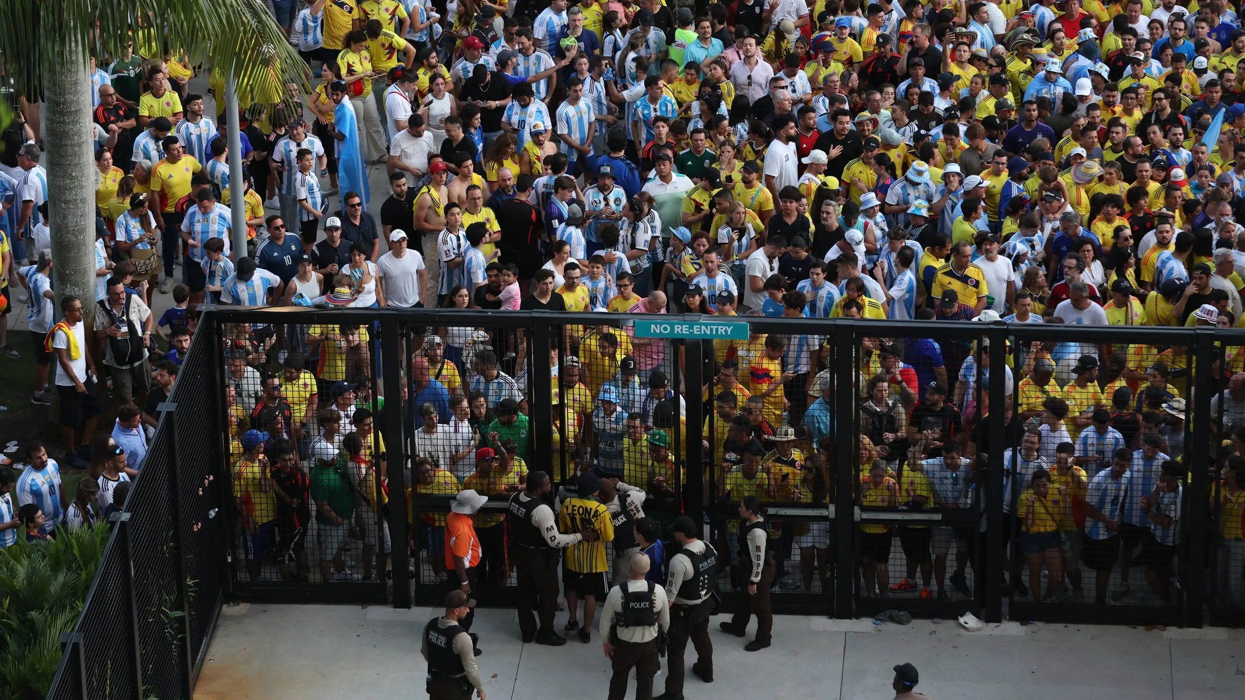 Imágenes de los incidentes. (Foto: Getty)
