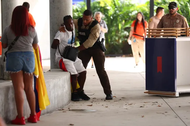 Imágenes de los incidentes. (Foto: Getty)