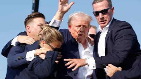 Donald Trump fue víctima de un atentado en plena campaña presidencial.
