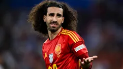 Marc Cucurella, silbado en la final de la Eurocopa