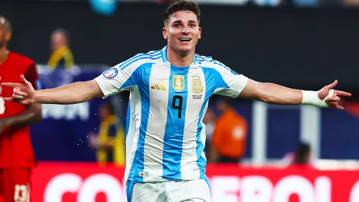 Julián Álvarez es una de las figuras argentinas en la Copa América