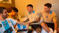 Hermoso momento en la concentración de la Selección.