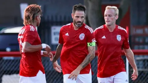 Juan Manuel Martínez en su nuevo club.