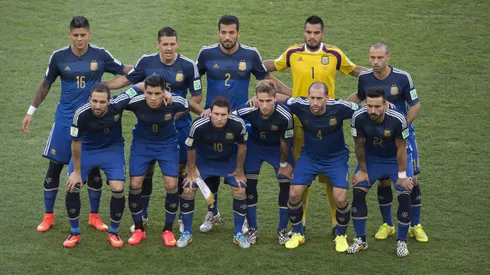 Los titulares de Argentina en la final del Mundial 2014.