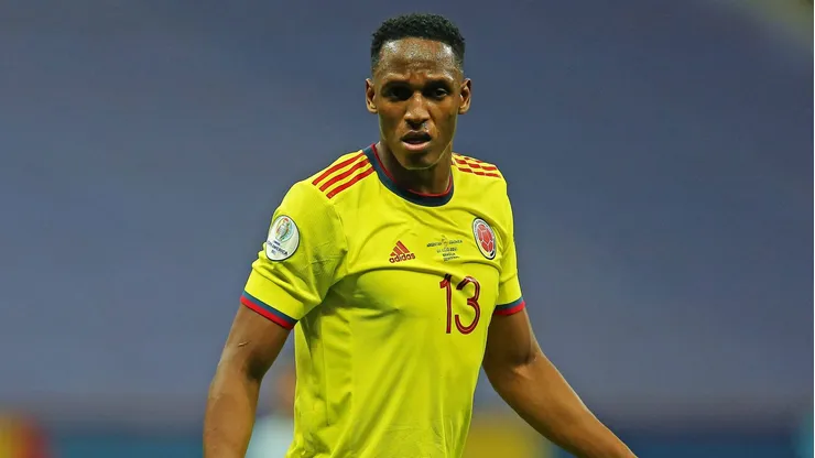 6th July 2021 Est& xe1dio Man& xe9 Garrincha, Bras& xedlia, DF, Brazil Copa America Football tournament, Argentina versus Colombia Yerry Mina Col PUBLICATIONxNOTxINxUK ActionPlus12303414 HeulerxAndrey