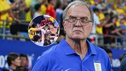 Marcelo Bielsa habló sobre la pelea entre jugadores de Uruguay y fanáticos de Colombia