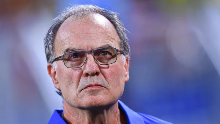 Marcelo Bielsa, el entrenador de Uruguay.