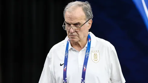 Marcelo Bielsa, DT de la selección de Uruguay.