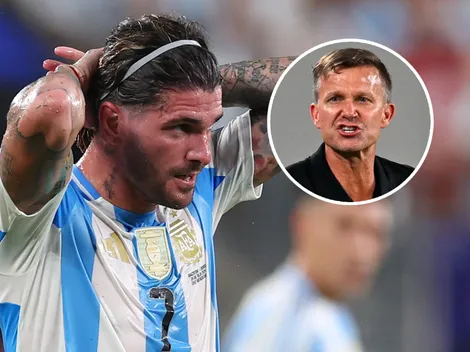 La irónica respuesta del técnico de Canadá tras el cruce con Rodrigo De Paul en pleno partido