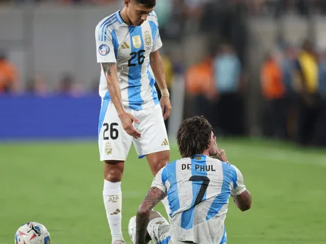No se vio en TV: el fuerte cruce entre Rodrigo De Paul y el DT de Canadá en la Copa América