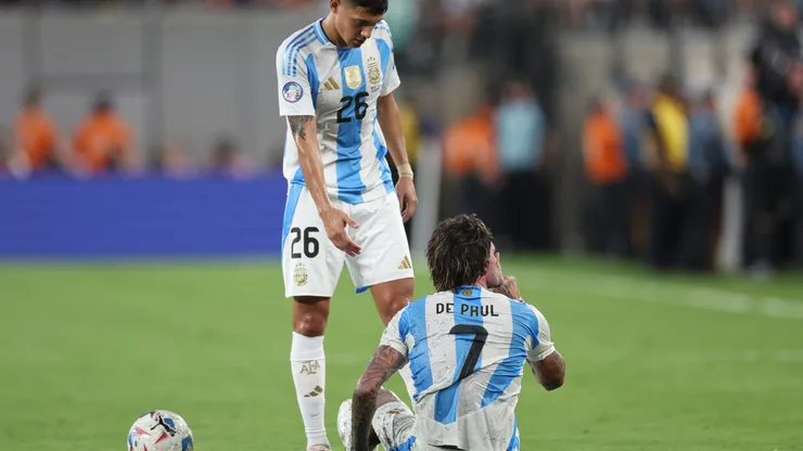 No se vio en TV: el fuerte cruce entre Rodrigo De Paul y el DT de Canadá en la Copa América