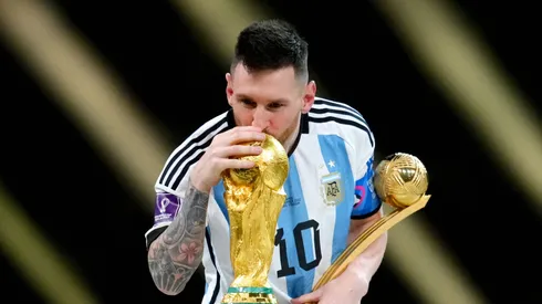 Messi en la conquista de la Copa del Mundo.