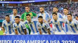 La Selección Argentina, en uno de los partidos de la Copa América 2024.