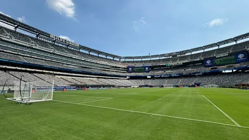 El campo de juego en que se enfrentarán Argentina y Canadá.